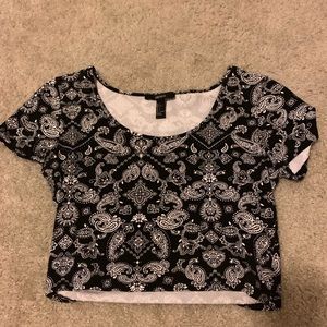 Crop top!! Worn once!!